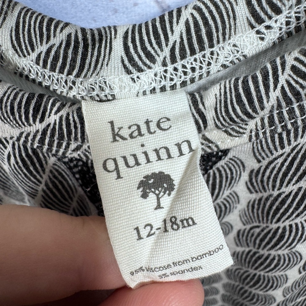 Kate Quinn Black and White Unisex Tank - Picture 3 of 5